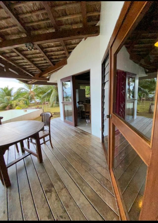 Chez Taua Maison Isolee Pas De Wifi Ni Bus Opoa Esterno foto